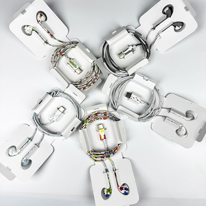 Wholesale Original Custom Design Logo Usb c Wired Type c Ear Buds Max with Mic Control Hand Free <strong>Headphones</strong> for iphone 15 16 17 - Product Image 1