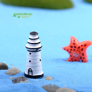 Decoración de botella ecológica con micropaisaje Weij Moss, pequeño faro blanco para ensamblaje DIY, exquisito adorno para bonsái. - Product Image 3