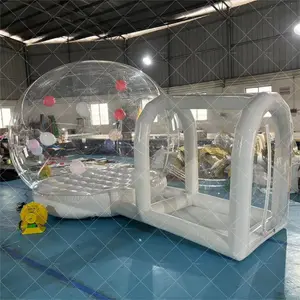 Ot-tienda de campaña transparente, cúpula inflable, burbuja para globos volando en el interior