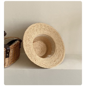 <span class=keywords><strong>Sombrero</strong></span> de paja de rafia auténtica <span class=keywords><strong>Homburg</strong></span>, <span class=keywords><strong>sombrero</strong></span> promocional unisex para pesca al aire libre, informal, nueva colección - Product Image 3