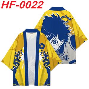 8 Styles <span class=keywords><strong>Anime</strong></span> <span class=keywords><strong>Blue</strong></span> <span class=keywords><strong>Lock</strong></span> Cosplay T-Shirt Cape Japonais <span class=keywords><strong>Anime</strong></span> Kimono Haori Yukata Vêtements Unisexe - Product Image 6