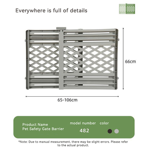 Barrière de sécurité pour <span class=keywords><strong>animaux</strong></span> de compagnie, nouvelle barrière rétractable d'intérieur, largeur réglable pour porte, <span class=keywords><strong>escalier</strong></span>, chien, chat, fournitures pour <span class=keywords><strong>animaux</strong></span> de compagnie - Product Image 4