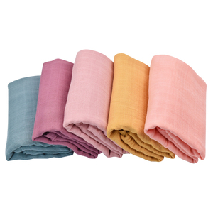 Muslin <strong>Blanket</strong> 2 Layer 120*120cm Newborn Swaddle Wrap High Quality 100% Cotton <strong>Sleeping</strong> Muslin Receiving <strong>Blanket</strong> - Product Image 5