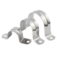 Support de selle en acier inoxydable 304/316 pour équitation, pince de fixation en U, boucle fixe, largeur de bande 19 mm