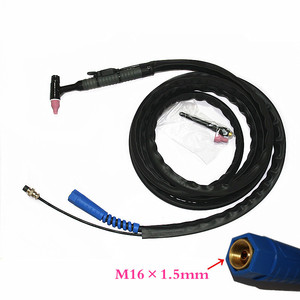 Bid TIG Welding Torch 4 15m Silicone Tubing All Copper Air Cooled Straight Head Manual Ignition - Product Image 3