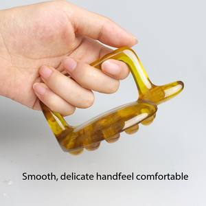 Herramienta de masaje con forma de tortuga china tradicional para meridianos de drenaje linfático de cuerpo completo y artículos de masaje de acupuntura - Product Image 3