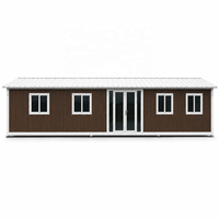 Cabaña Prefabricada en Contenedor de 40 pies con Acabado Exterior de Madera, Casa Modular para Resorts, Campamentos y Proyectos Turísticos
