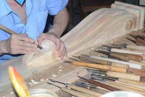 Corbeaux en bois massif de style mid-century, surface lisse, durables, écologiques, résistants à l'humidité, installation facile, décoration de bâtiments, hôpital - Product Image 6