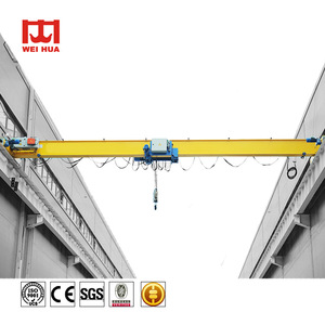 Dầm đơn dầm 5t <span class=keywords><strong>10t</strong></span> Châu Âu EOT cầu Trục Cần cẩu trên không với loe headroom điện Palăng nâng - Product Image 1