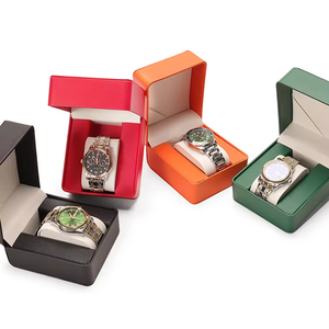 Cajas de Regalo para Almacenamiento de Relojes, al por Mayor, Personalizadas, de Cartón Gris, Materiales Reciclados, Laminación Mate, con Relieve y Forro de Esponja - Product Image 3