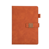 Cokoo – Organiseur/Agenda A6 à reliure filée avec couverture en cuir personnalisée, pour le bureau et l'école