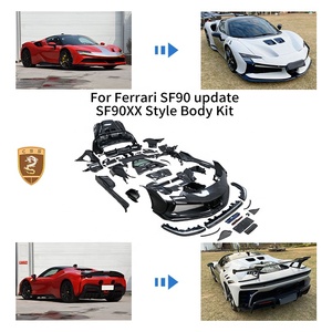 Kit Carrozzeria per <span class=keywords><strong>Ferrari</strong></span> <span class=keywords><strong>SF90</strong></span>: Aggiornamento a <span class=keywords><strong>SF90</strong></span> XX con Paraurti Anteriore, Minigonne Laterali, Diffusore Posteriore, Cofano Motore e Fanali Posteriori a LED - Product Image 1