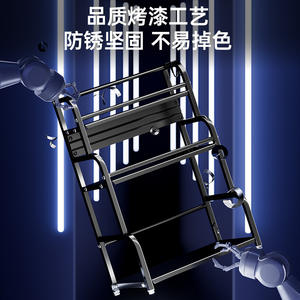 ชั้นวางเครื่องเทศหลายชั้น สแตนเลส สำหรับวางบนเคาน์เตอร์ พร้อมถาดรองน้ำ สำหรับจัดเก็บในครัว - Product Image 2