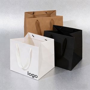 Factory Direct Customizable Free Design Multi Color Card Paper Shopping <b>Bag</b> Reusable Ideal for Brand Packaging - Product Image 2