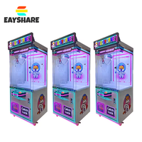 Sesuaikan pembayaran Online 24 jam tanpa pengawasan tanpa dioperasikan koin pusat permainan Arcade mainan mewah cakar derek mesin permainan