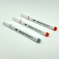 Fabricant de stylo marqueur pinceau acrylique personnalisé encre à base d'eau pinceau en nylon souple stylo marqueur peinture acrylique pour enfants bricolage