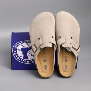 Sandalias Birkenstock Estilo <span class=keywords><strong>Arizona</strong></span> de Cuero Aceitado con Doble Hebilla y Corcho, Unisex, con Soporte de Arco, Transpirables, Calzado de Verano - Product Image 3