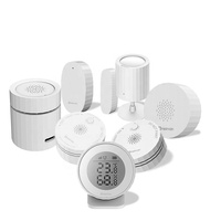 Nouveau système de sécurité à domicile capteur de mouvement PIR Mini détecteur de fumée Co détecteur capteur de température et d'humidité intérieures