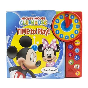 该学习了!交互式声音书和玩具时钟，供孩子们教他们如何告诉时间