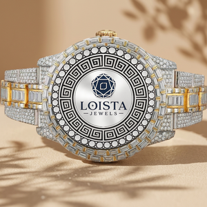 Reloj de Lujo de Acero Inoxidable con Movimiento Mecánico, Botón de Cristal, Cierre Oculto, Moda Masculina LOISTA - Product Image 1