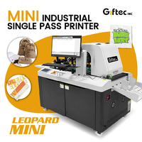 Impresora de Cinta de Inyección de Tinta de Alta Precisión Giftec, Mini Impresora de Una Sola Pasada A3, Cabezal de Impresión CMYK, Impresión a Color, Bolsa de Papel Kraft