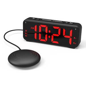 Reloj <span class=keywords><strong>despertador</strong></span> <span class=keywords><strong>para</strong></span> <span class=keywords><strong>sordos</strong></span> con vibración, anillo vibrador, atenuador de rango completo, Extra fuerte, 2023 - Product Image 1