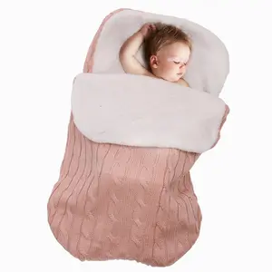 生まれたばかりの赤ちゃん寝袋赤ちゃん子供暖かい服冬の熱幼児毛布新生児おくるみ