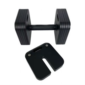Set <span class=keywords><strong>di</strong></span> Manubri Regolabili <span class=keywords><strong>di</strong></span> Alta Qualità da 12kg, 16kg, 20kg, Pesi Liberi per Palestra e Uso Domestico - Product Image 4