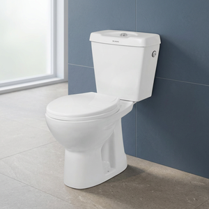 Inodoro de Cerámica OEM de Dos Piezas con Doble Descarga, Ecológico, Diseño Italiano Moderno - Product Image 3