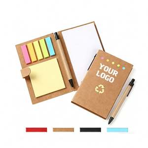 JW1774 Custom Combination <b>Sticky</b> Notes Notebook Promotional Gifts Printed Memo Pad with Pen - Product Image 6