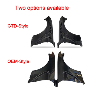 Paragolpes Delantero Ventilado de Fibra de Carbono Estilo GTD Personalizado para Mustang 2018 2019 2020 2021 2022 <span class=keywords><strong>2023</strong></span>, Actualización de Paragolpes de Carbono - Product Image 2