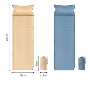 Matelas pneumatique <span class=keywords><strong>auto</strong></span>-gonflant individuel avec oreiller, tapis de couchage imperméable pour <span class=keywords><strong>tente</strong></span>, lit d'air intérieur et extérieur - Product Image 3
