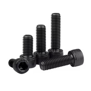 Wanqian Fasteners M3 M20 Cylindrical Head Screws 12.9 Grade Knurled Cup Socket Cap Full Thread DIN912 High Strength Bolts - Product Image 1
