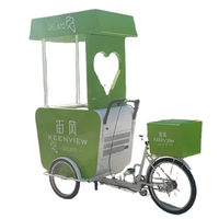 Chariot mobile Chariot à glace roulé à froid avec congélateur à vendre