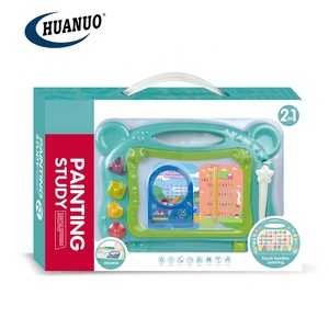 Çocuklar eğitici oyuncaklar 2 In 1 yazı tahtası nokta okuma öğrenme makinesi Set çizim tahtası oyuncaklar - Product Image 4