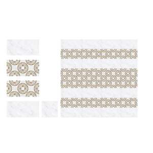 Azulejos de pared de cerámica con diseño de flores, color marrón, esmaltados, 30x60cm - Product Image 3