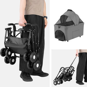 हल्के अधिकतम लोडिंग 40 किलोग्राम फोल्डिंग कुत्ते बिल्ली को हटाने योग्य वाहक और भंडारण टोकरी पालतू - Product Image 6