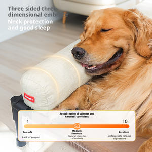 Großes Atmungsaktives Netz-Memory-Foam-Haustierbett, Bodenfreies Feuchtigkeitsabweisendes Abnehmbares Waschbares Universelles Campingbett für Kleintiere und Hunde - Product Image 3