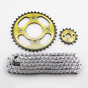 CG125/ Pearl River /XF125 <span class=keywords><strong>bonheur</strong></span>/ensemble chaîne/moto grand et petit pignon <span class=keywords><strong>dent</strong></span>é chaîne accessoires de moto - Product Image 5