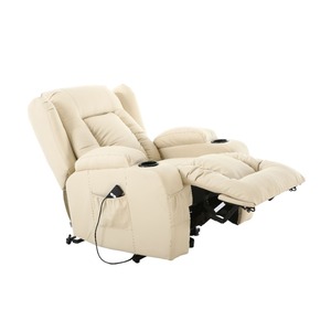 Sillón Reclinable de Cuero PU Giratorio y Mecedora <span class=keywords><strong>para</strong></span> Sala de Estar Sofá de Masaje Eléctrico de Ocio - Product Image 6