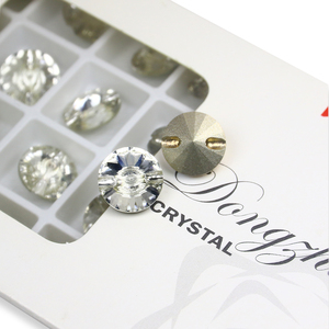 Rivoli Hình Dạng Nút Điểm Trở Lại Pha Lê Thạch Bán Buôn Loose Pha Lê Hạt Cho Quần Áo May Mặc Phụ Kiện May Nút - Product Image 3