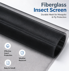 Malla de Fibra de Vidrio de Color Industrial para Ventanas, <span class=keywords><strong>Mosquitera</strong></span> Ignífuga para Ventanas y Puertas - Product Image 2