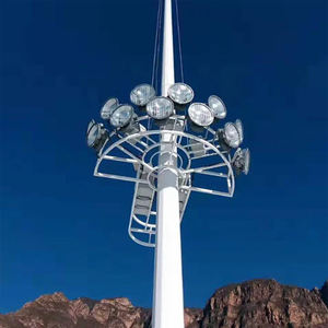 뜨거운 판매 높은 마스트 라이트 폴 16m 18 25 30 미터 30 m 미니 태양 광 사양 드로잉 축구 필드 투광 조명 가격 - Product Image 4