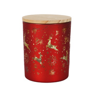 Meilleures ventes : Bougeoir en verre électroplaqué pour gravure de Noël, décoration de table pour la maison et les fêtes