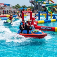 Jet ski gonflable d'été en PVC avec moteur électrique, 2 passagers, bateau gonflable personnalisé en usine pour la location