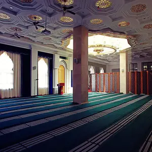 High Quality Masjid Carpet Roll Nylon Mosque Carpet Modern Mosque Prayer Church Carpet
