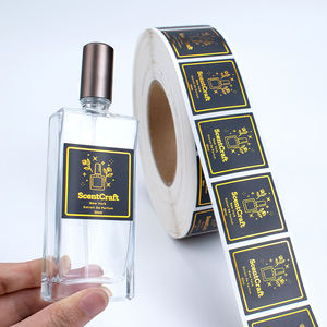 Etiquetas de Embalaje Impermeables Personalizadas en Rollo, Etiqueta Adhesiva de Lujo para Botellas con Logotipo Personalizado - Product Image 4