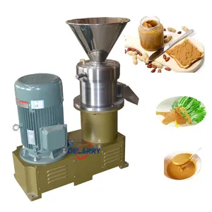 Stainless Steel Chili Sauce Making Machine Maquina Para Hacer Mantequilla De Mani Peanut Butter Making Colloid Mill Sesame Grin