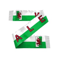 Écharpe personnalisée avec drapeau national, écharpe de football populaire pour la fête nationale