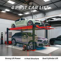 Vente directe d'usine Charge de levage de voiture à 4 poteaux 3.6 tonnes Palan de véhicule hydraulique avec cric pour le stationnement